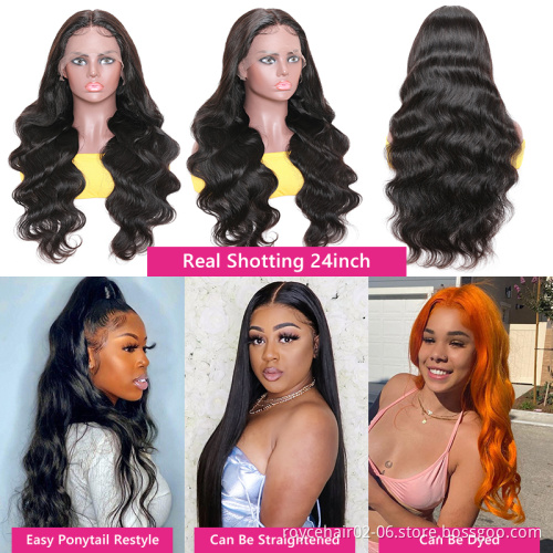 Drop Shipping Hair Lace Wigs Vendor,150% Density Cuticle Aligned T Shape Lace Frontal Body Wave Peruvian Virgin Human Hair Wig